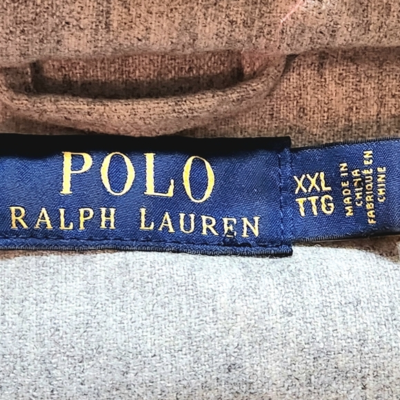 Polo by Ralph Lauren Long Quilted Wool Blend Coat Size XXL Color Grey - Picture 5 of 14